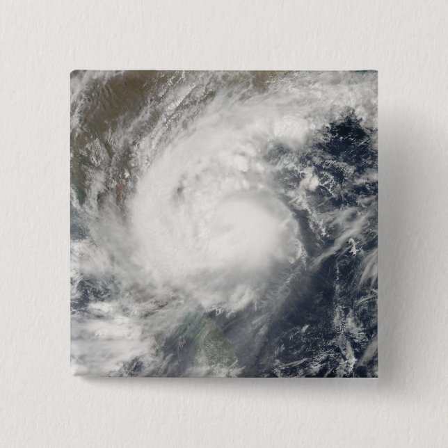 Tropical Cyclone Laila 15 Cm Square Badge (Front)