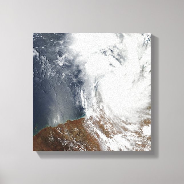 Tropical Cyclone Laurence Canvas Print (Front)