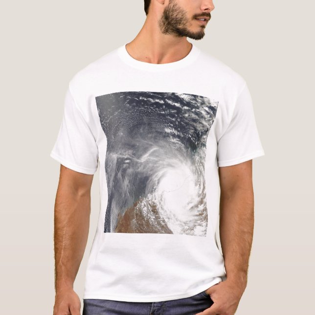 Tropical Cyclone Laurence over Western Australi T-Shirt (Front)