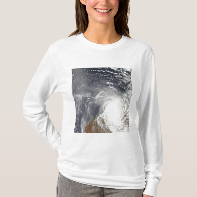 Tropical Cyclone Laurence over Western Australi T-Shirt (Front)