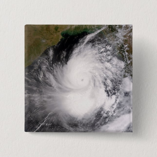Tropical Cyclone Nargis 15 Cm Square Badge (Front)