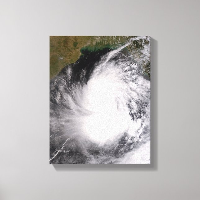 Tropical Cyclone Nargis Canvas Print (Front)