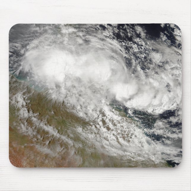 Tropical Cyclone Olga over northeast Australia Mouse Pad (Front)