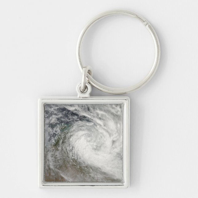 Tropical Cyclone Paul over Australia 2 Key Ring (Front)