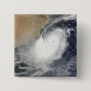 Tropical Cyclone Phet in the Arabian Sea 15 Cm Square Badge