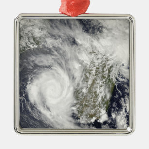 Tropical Cyclones Eric and Fanele 2 Metal Tree Decoration