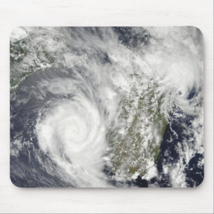 Tropical Cyclones Eric and Fanele 2 Mouse Pad
