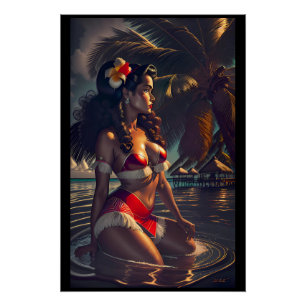 Tropical Dawn Poster