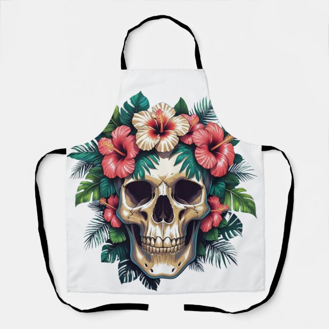 Tropical Decay: Bloom & Bone Apron (Front)