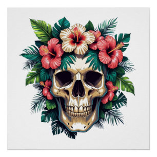 Tropical Decay: Bloom & Bone Poster