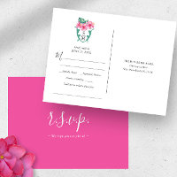 Tropical Destination Wedding Song Request RSVP