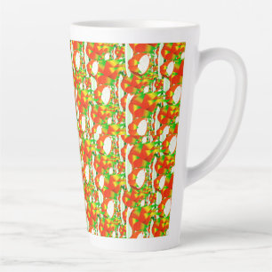 tropical dragon fruit latte mug