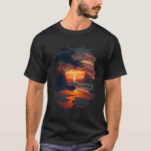 Tropical dream beach Relaxation on sea of waves T-Shirt