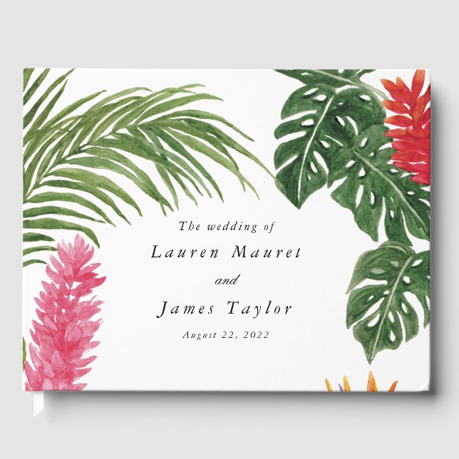 Tropical Dream Guest Book (Front)