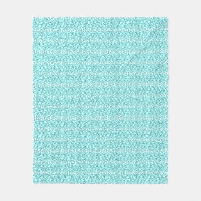 Tropical Dreams And Ocean Schemes Fleece Blanket (Front)