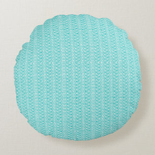 Tropical Dreams And Ocean Schemes Round Cushion