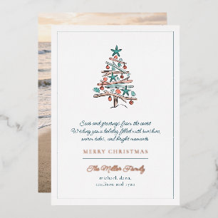 Tropical Driftwood Tree Beach Christmas