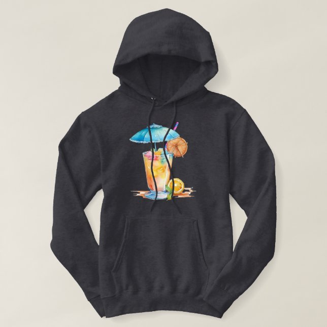 Tropical Drink Hooded Sweatshirt (Design Front)