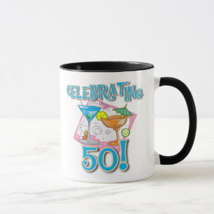 Tropical Drinks Celebrating 50 Mug