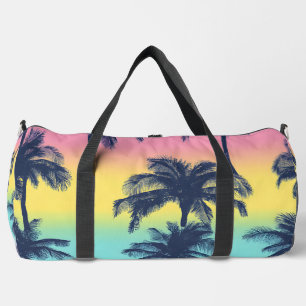 Tropical Dusk Travel Duffle Bag