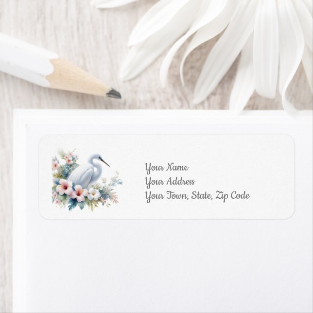 Tropical Egret Bird Island Beach Coastal (Insitu)