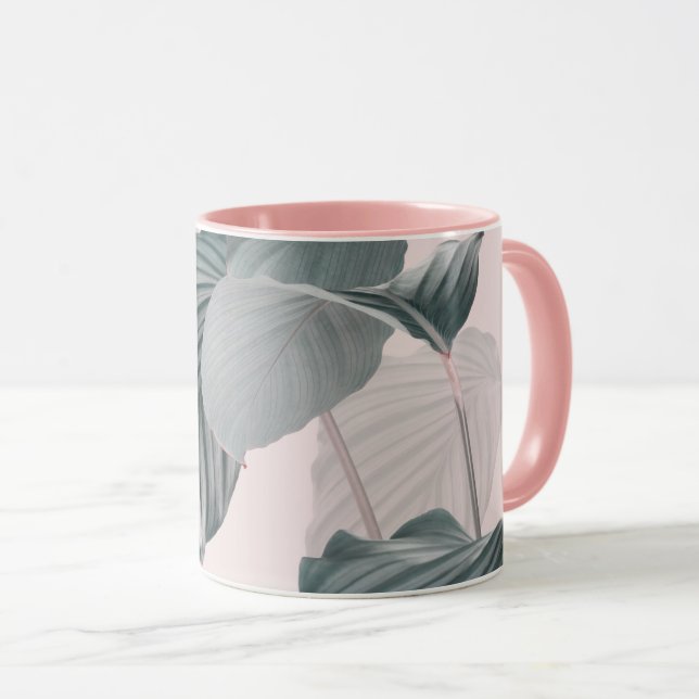 Tropical Elegance in Pastel Mug (Front Right)