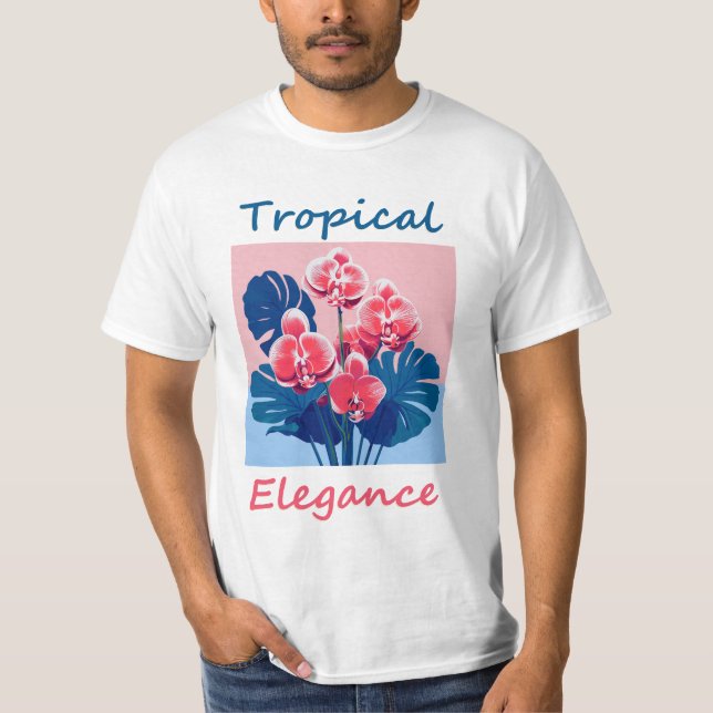 Tropical Elegance T-Shirt (Front)