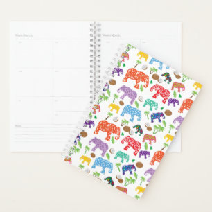 Tropical Elephants Planner