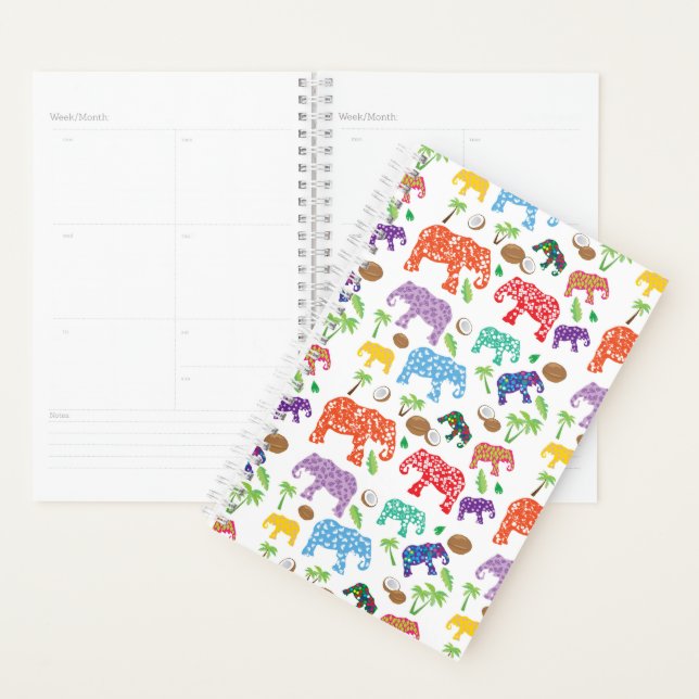 Tropical Elephants Planner (Display)