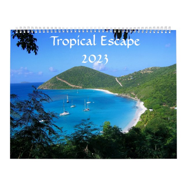 Tropical Escape 2023 Calendar (Cover)