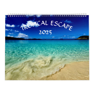 Tropical Escape 2025 Calendar