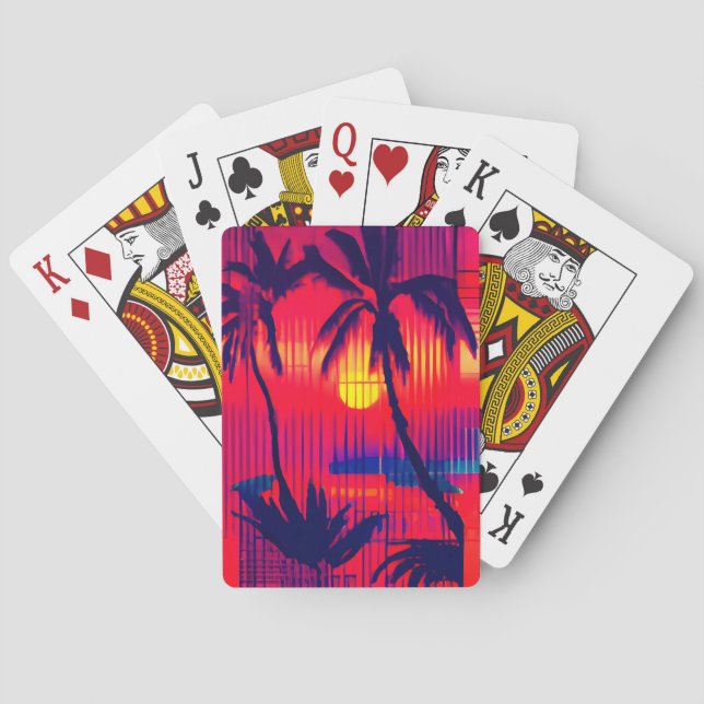 Tropical Escape Fantasy Playing Cards (Back)
