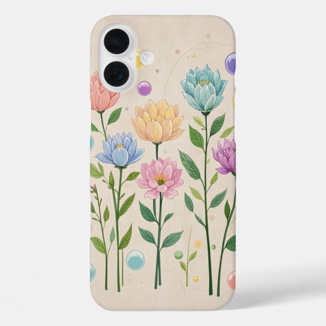 Tropical Escape: Palm Tree iPhone Case (Back)