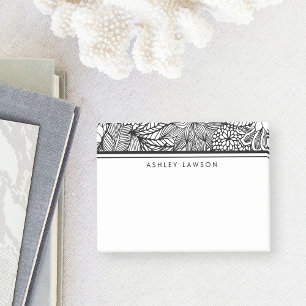 Tropical Escape Personalised Colour Your Own Post-it Notes