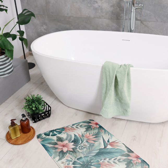 Tropical Essence Bath Mat (Creator Uploaded)