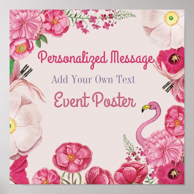 Tropical Event Poster (Front)