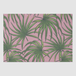 Tropical exotic leaves summer pattern tissue paper