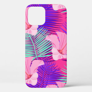 Tropical, exotic seamless pattern with exotic bird iPhone 12 case