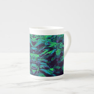 Tropical Fabric Bone China Mug