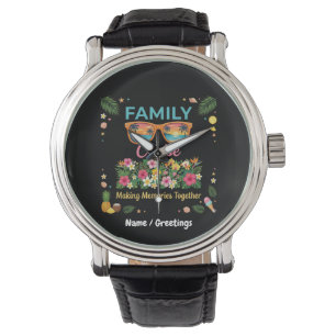 Tropical Family Cruise Memories Floral Summer Watch