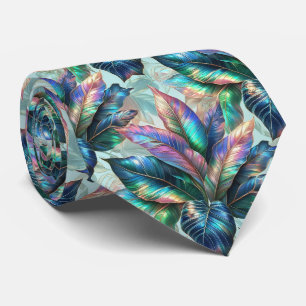 Tropical Faux Silk Luxury Vacation Gentleman's Tie