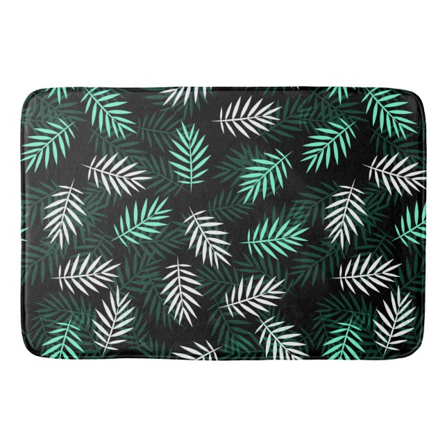 Tropical Ferns Bath Mat (Front)
