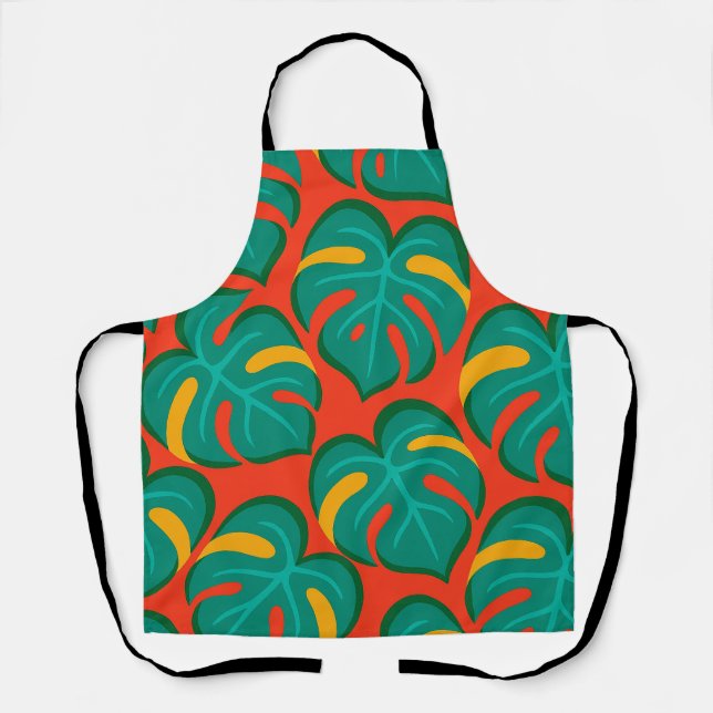 Tropical Fiesta Pattern Apron (Front)
