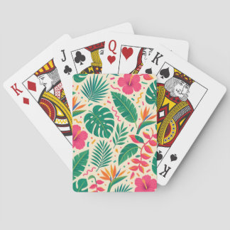 Tropical Fiesta Pattern Playing Cards