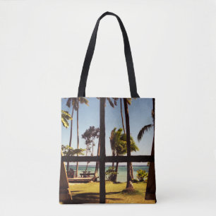 Tropical Fiji Beach Scene bagstcn Tote Bag