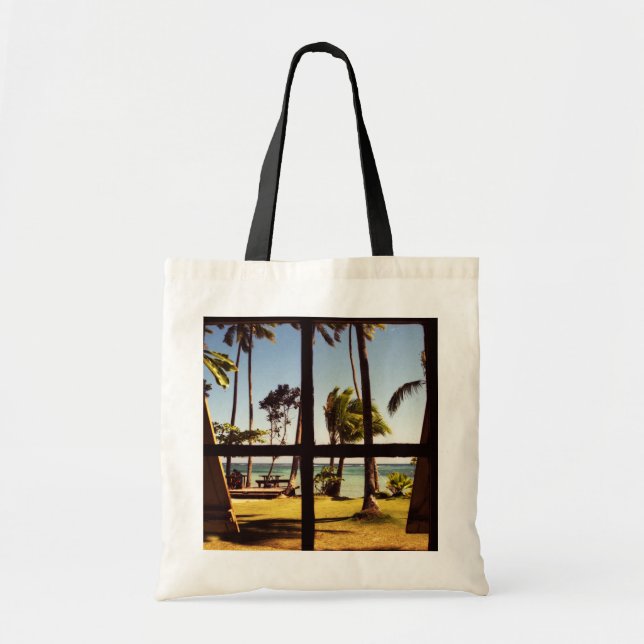 Tropical Fiji Beach Scene bti Tote Bag (Front)