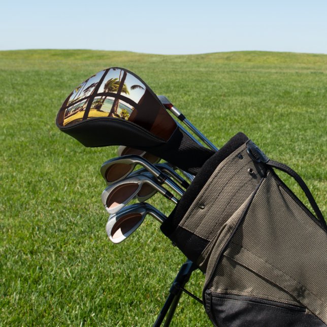 Tropical Fiji Beach Scene dccnm Golf Head Cover (In Situ)