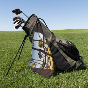 Tropical Fiji Beach Scene gtcna Golf Towel