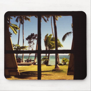 Tropical Fiji Beach Scene mpcna Mouse Pad