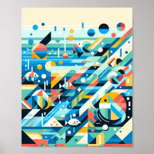 Tropical Fish Art Poster
